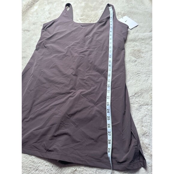 Nike Bliss Luxe Women Large Training tennis Dress Built-In Shorts purple DA0155 - Picture 13 of 14